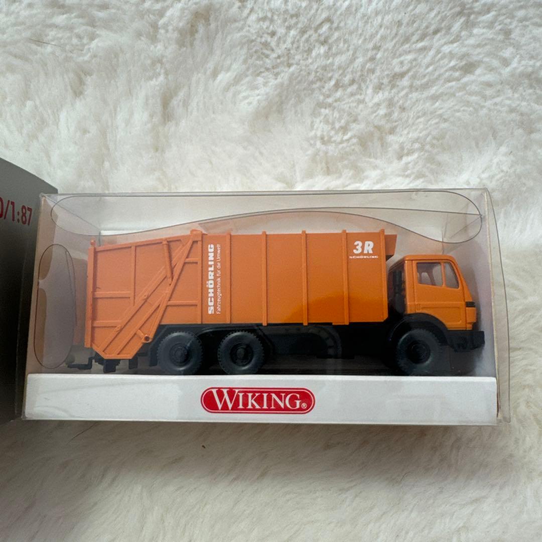 ドイツherpa miniatur社メルセデスベンツ ごみ収集車 ミニカーセット