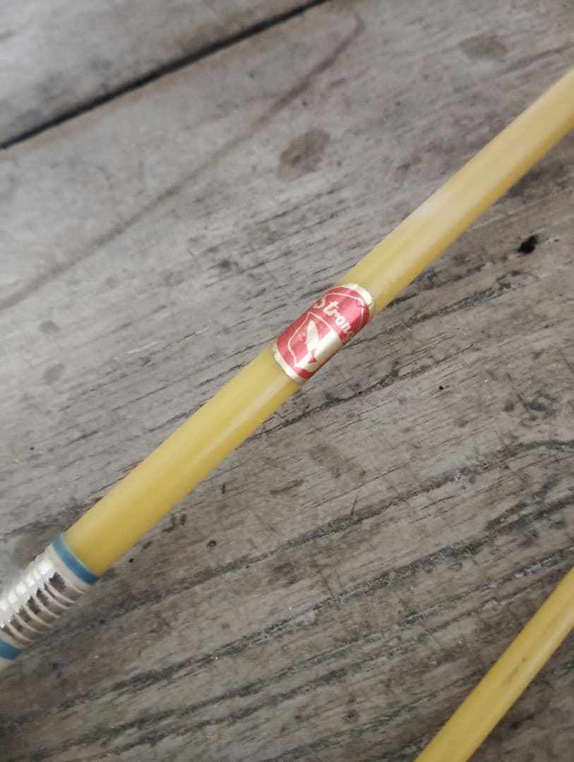 strong オールド　5.3ft　スピニング　ロッド　グラス