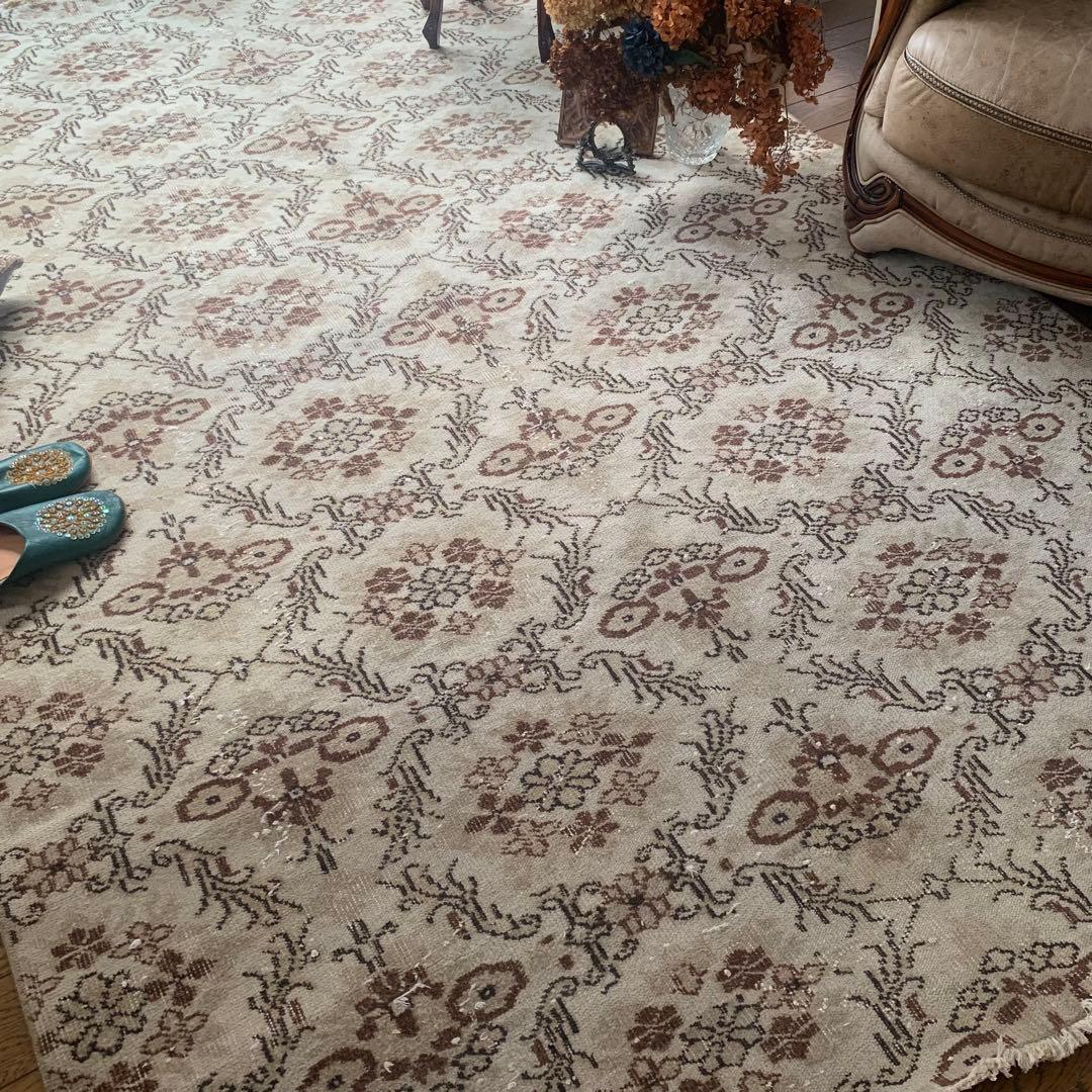 ぼーるちゃん様　超大判　262×167 モロッカンタイル　トルコヴィンテージラグ