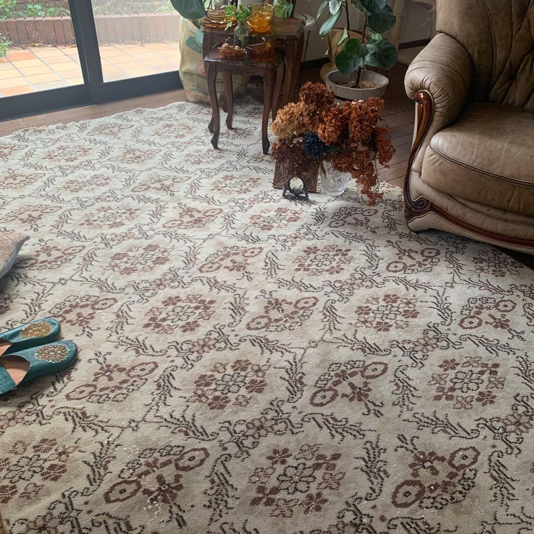 ぼーるちゃん様　超大判　262×167 モロッカンタイル　トルコヴィンテージラグ