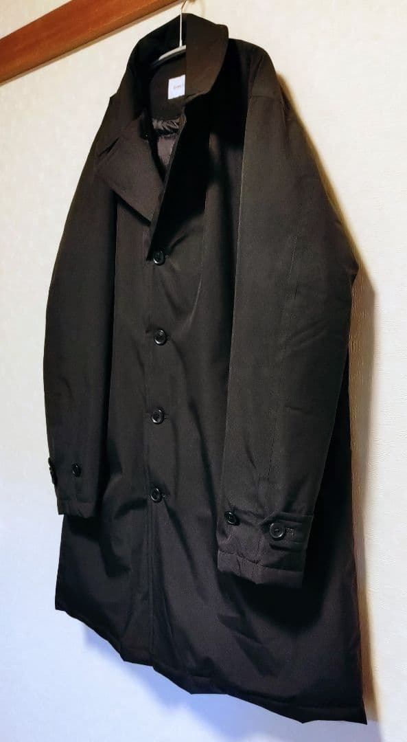 【SHIPS any】撥水/防風等 多機能 ダウン クラシカル ミドルカーコート