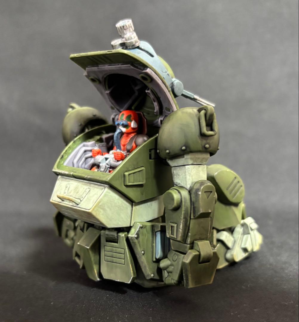 HGスコープドッグ＋拡張パーツセット1 完成品（部分塗装・ウェザリング仕上げ）