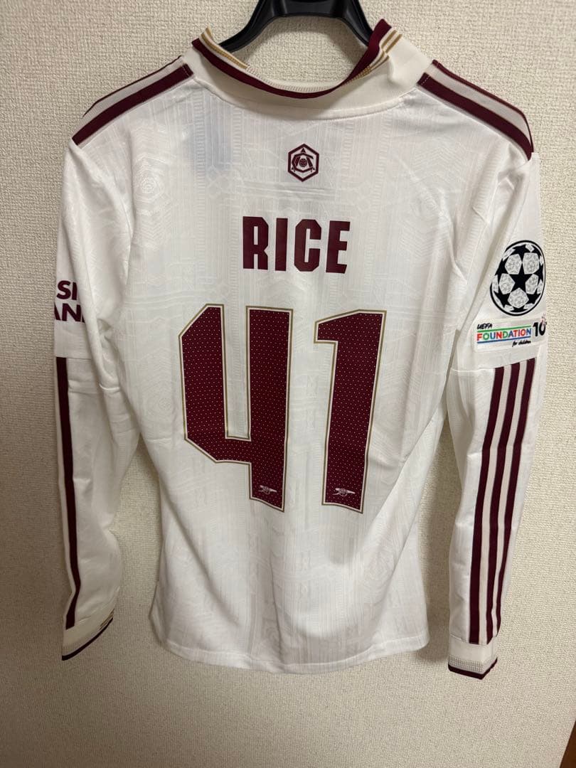 【新品】ライス ユニフォーム 長袖 アーセナル 新品タグ付き