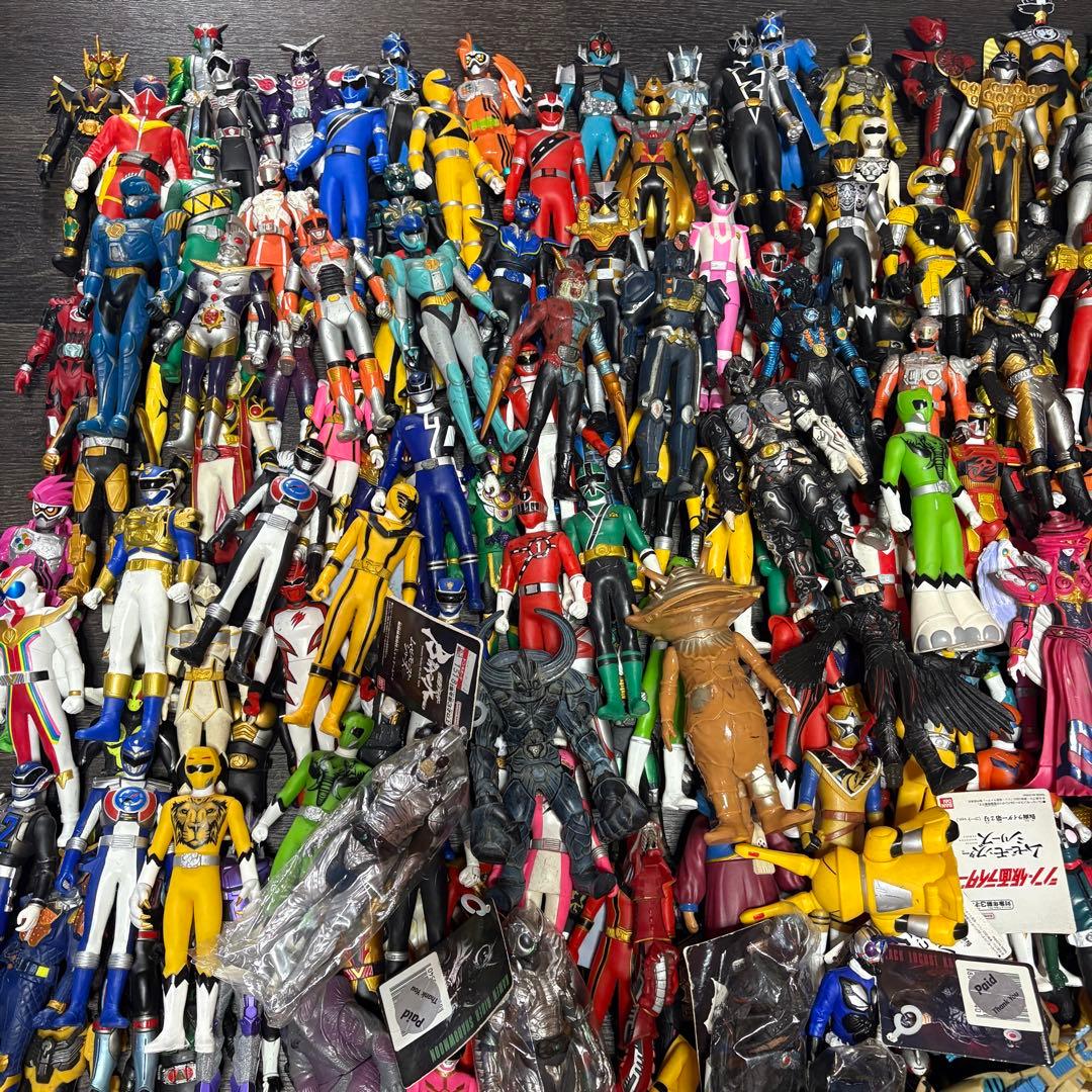 仮面ライダー　レンジャー　戦隊　ソフトフィギュア　ソフビ　まとめ売り　人形