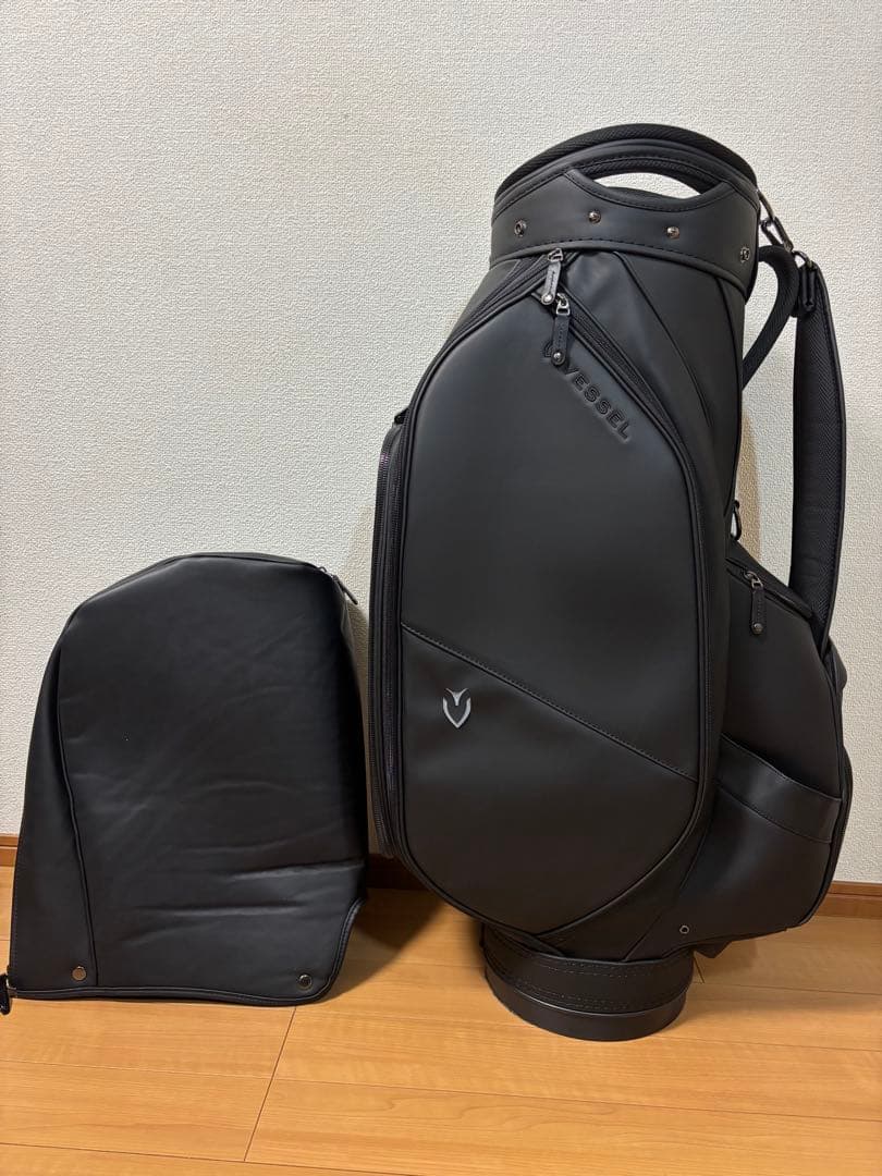 VESSEL(ベゼル)キャディバッグ Lux Cart JP BKブラック 美品