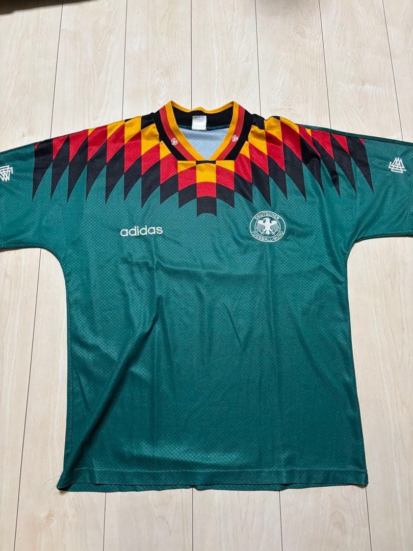 1994〜96年　w杯　サッカードイツ代表　ユニフォーム　AWAY adidas