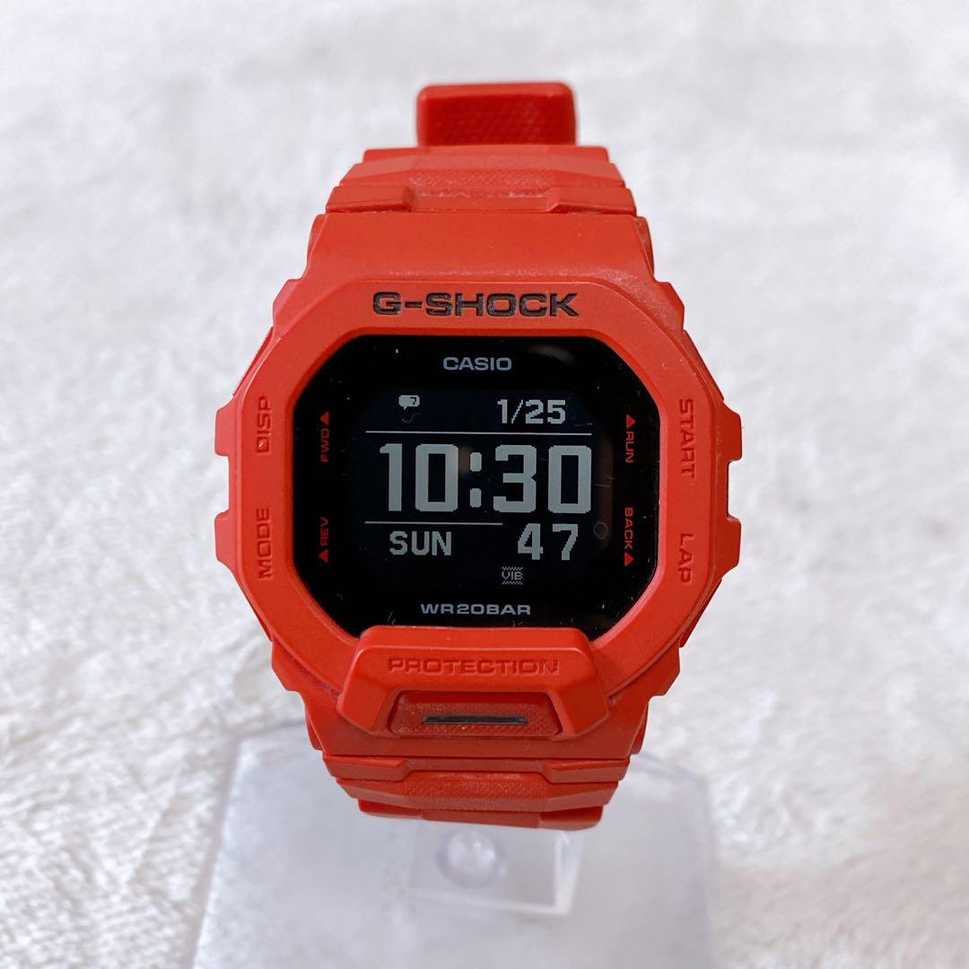 希少 美品　カシオ　G-SHOCK　GBD-200RD-4JF　レッド　限定品