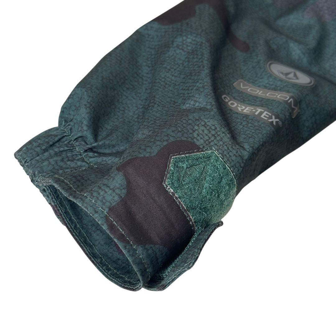 VOLCOM レディース GORE-TEX ジャケット M カモ柄