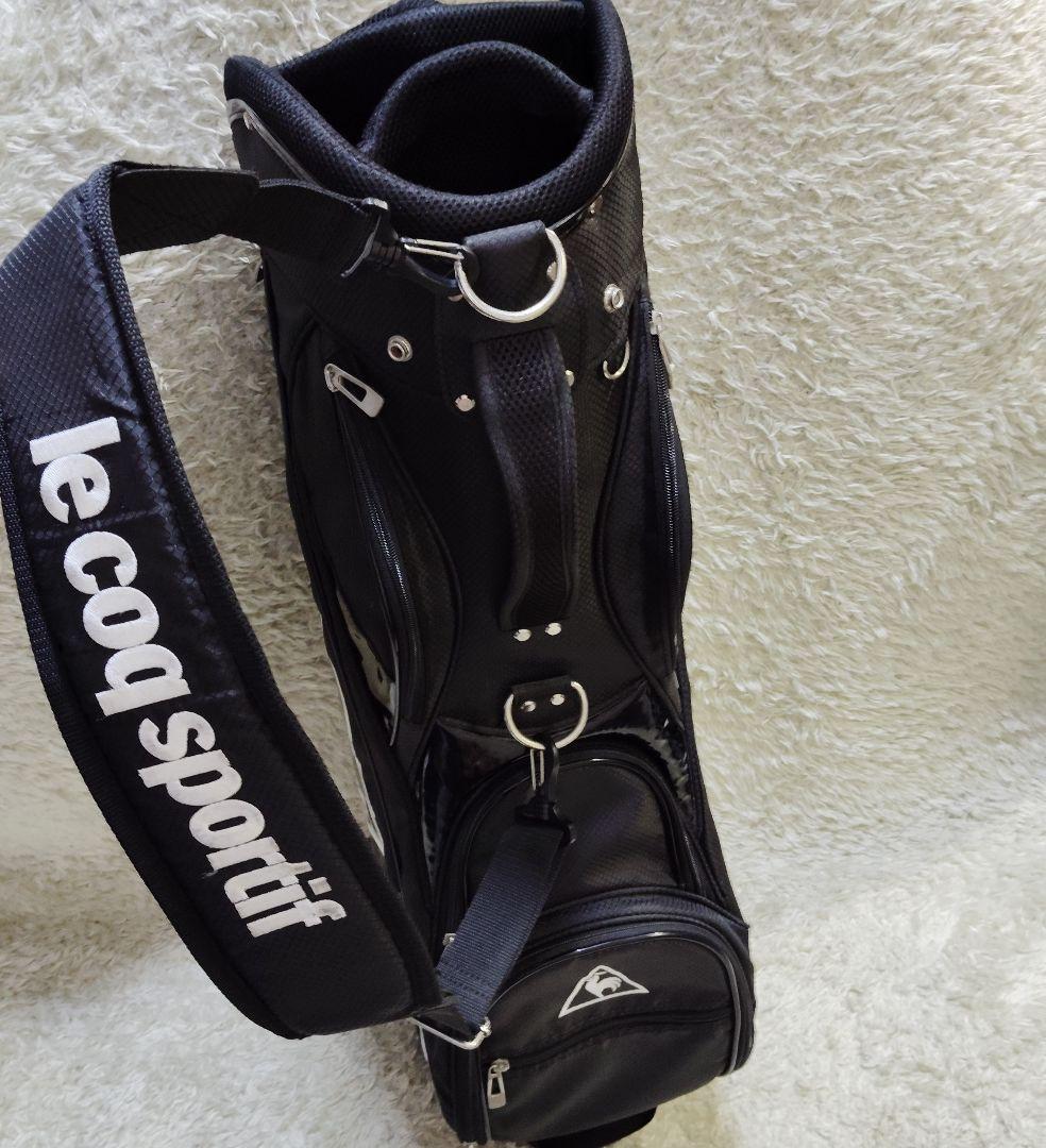 【良品】ルコックスポルティフ キャディバッグ ゴルフバッグ カバー付 5分割