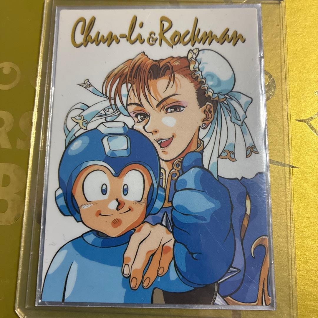 春麗 & ロックマン カードダス バンダイ CAPCON カプコン