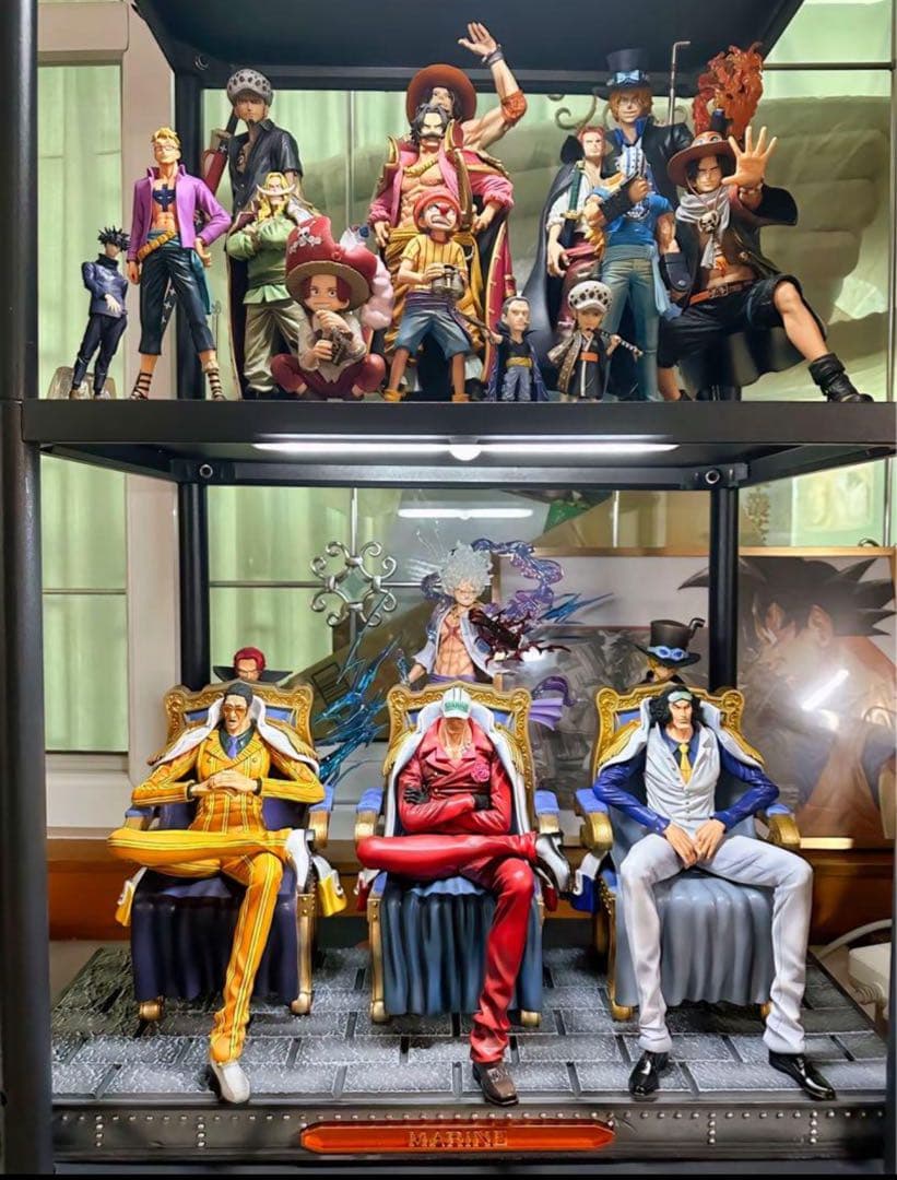ワンピース 海軍本部三大将 赤犬 青雉 黄猿 頂上戦争フィギュア ガレージキット