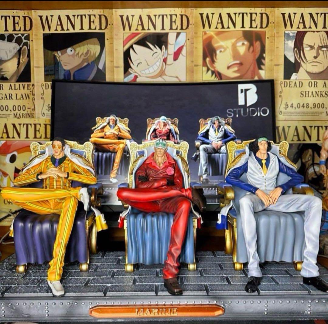 ワンピース 海軍本部三大将 赤犬 青雉 黄猿 頂上戦争フィギュア ガレージキット