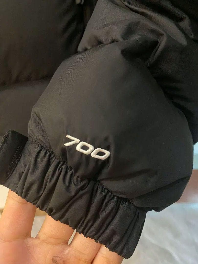 美品XL ノースフェイスヌプシ　ブラック　700fill　ダウンジャケット