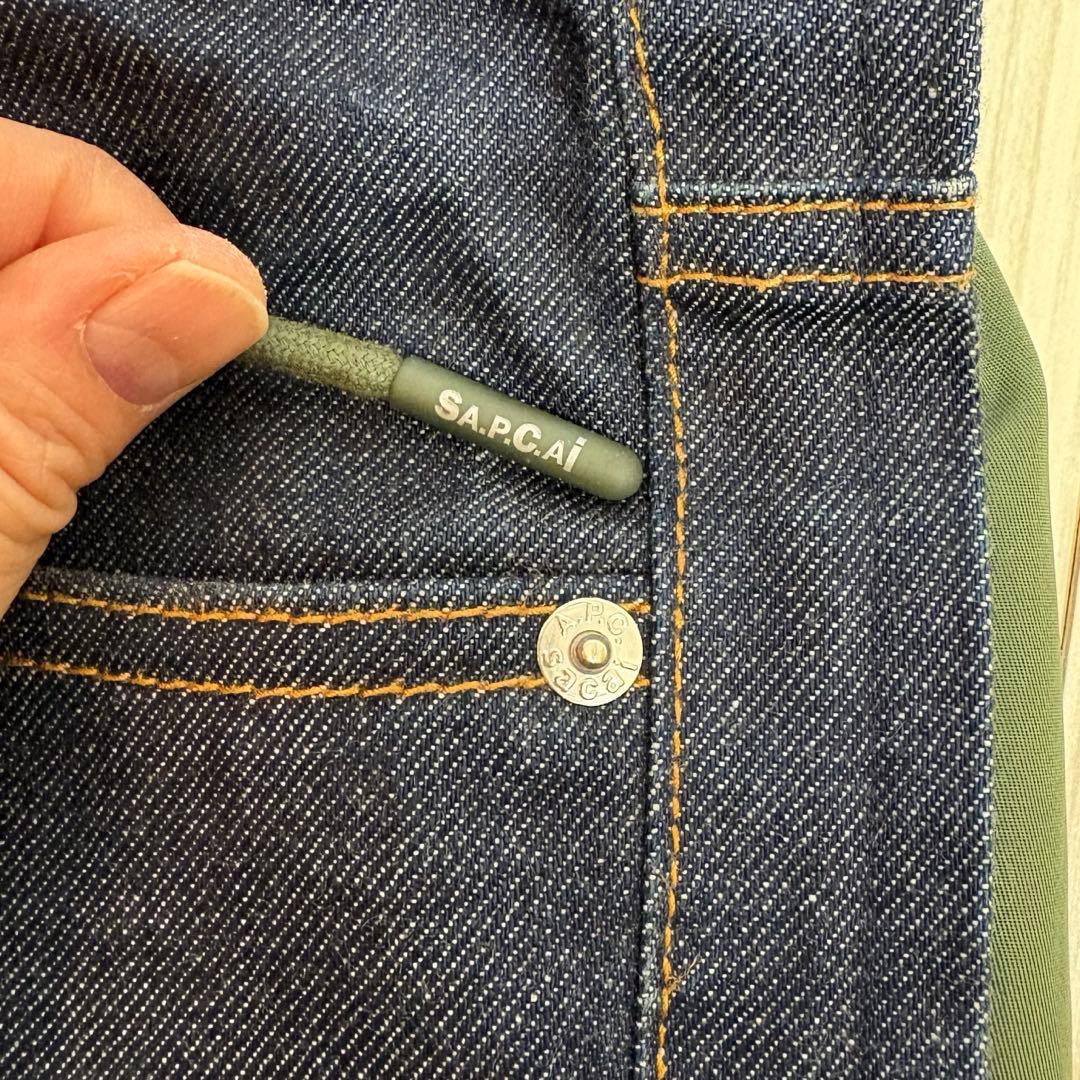 sacai A.P.C.コラボ デニムパンツ　ジーンズ