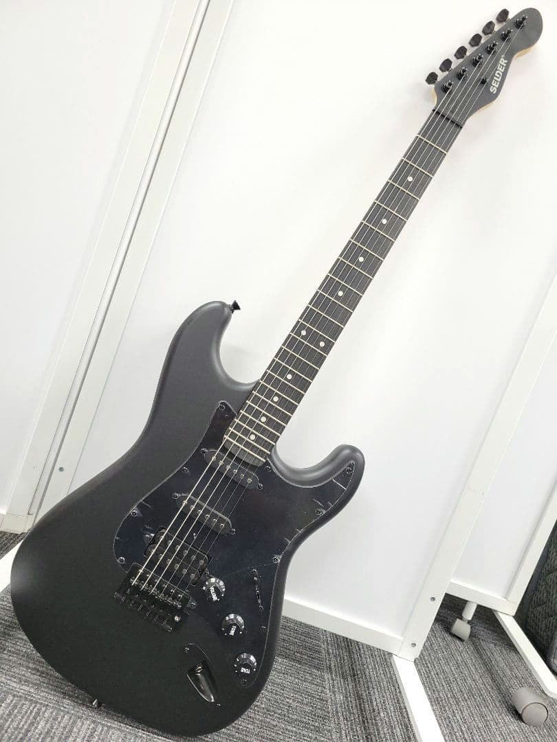 【美品】SELDER エレキギター マットブラック