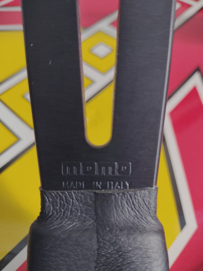 【bさん専用】MOMO MOD.08 ブラックレザー/ブラックスポーク M-58