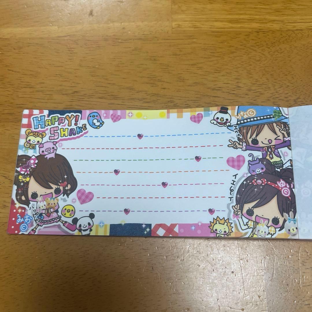 平成レトロ　メモ帳　ぷくぷくあわわちゃん　平成女児　希少品　6点セット