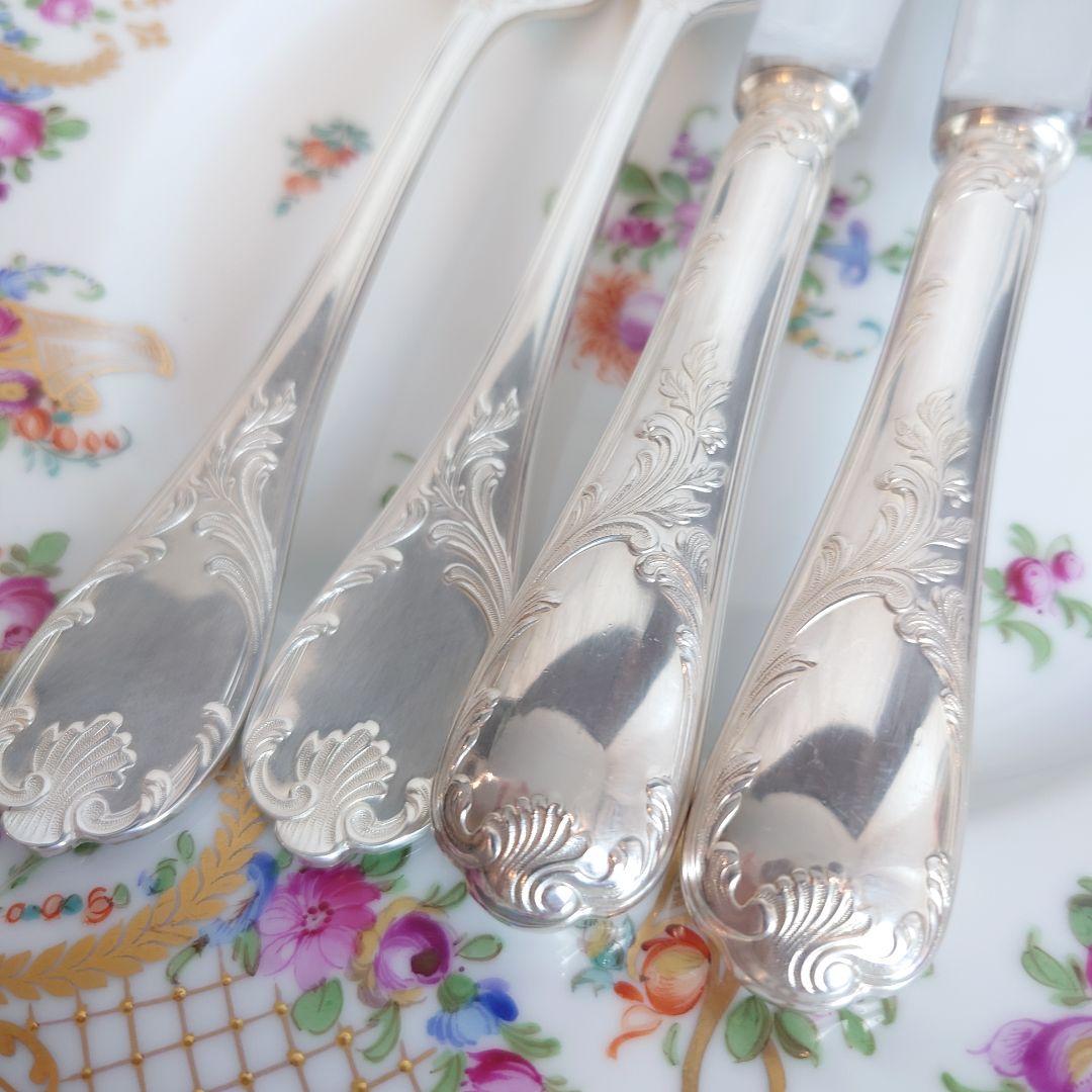 クリストフル　マルリー　テーブルナイフ　　ヴィンテージ　2本組