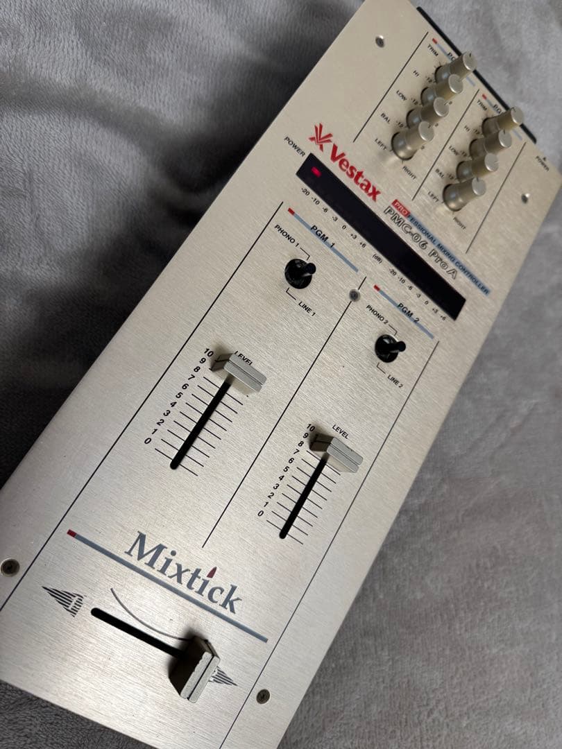 Vestax PMC-06 Pro A DJミキサー　純正アダプター付属