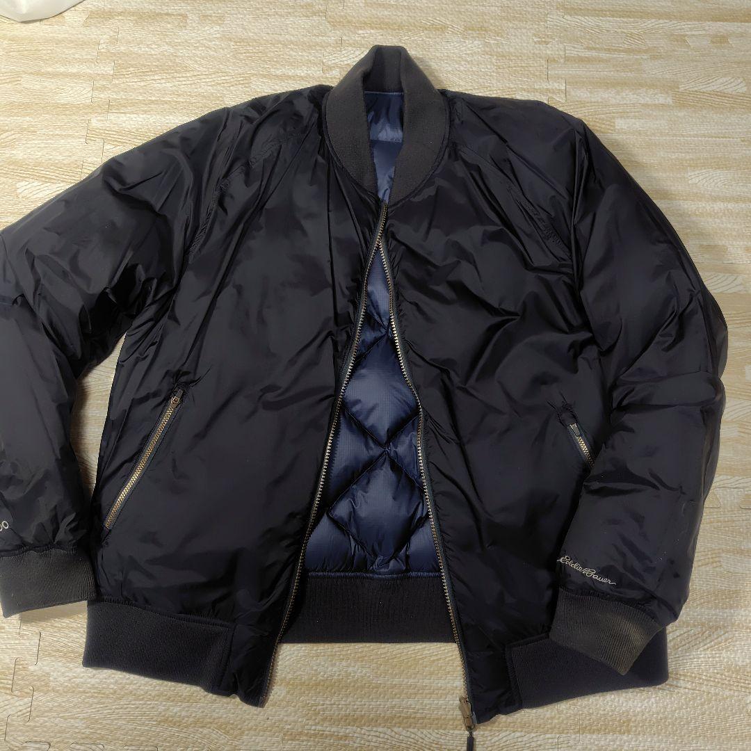 Eddie Bauer リバーシブルダウンジャケット L