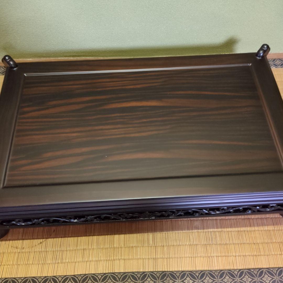 jackyさま専用、花台、黒檀無垢、新品、箱入り