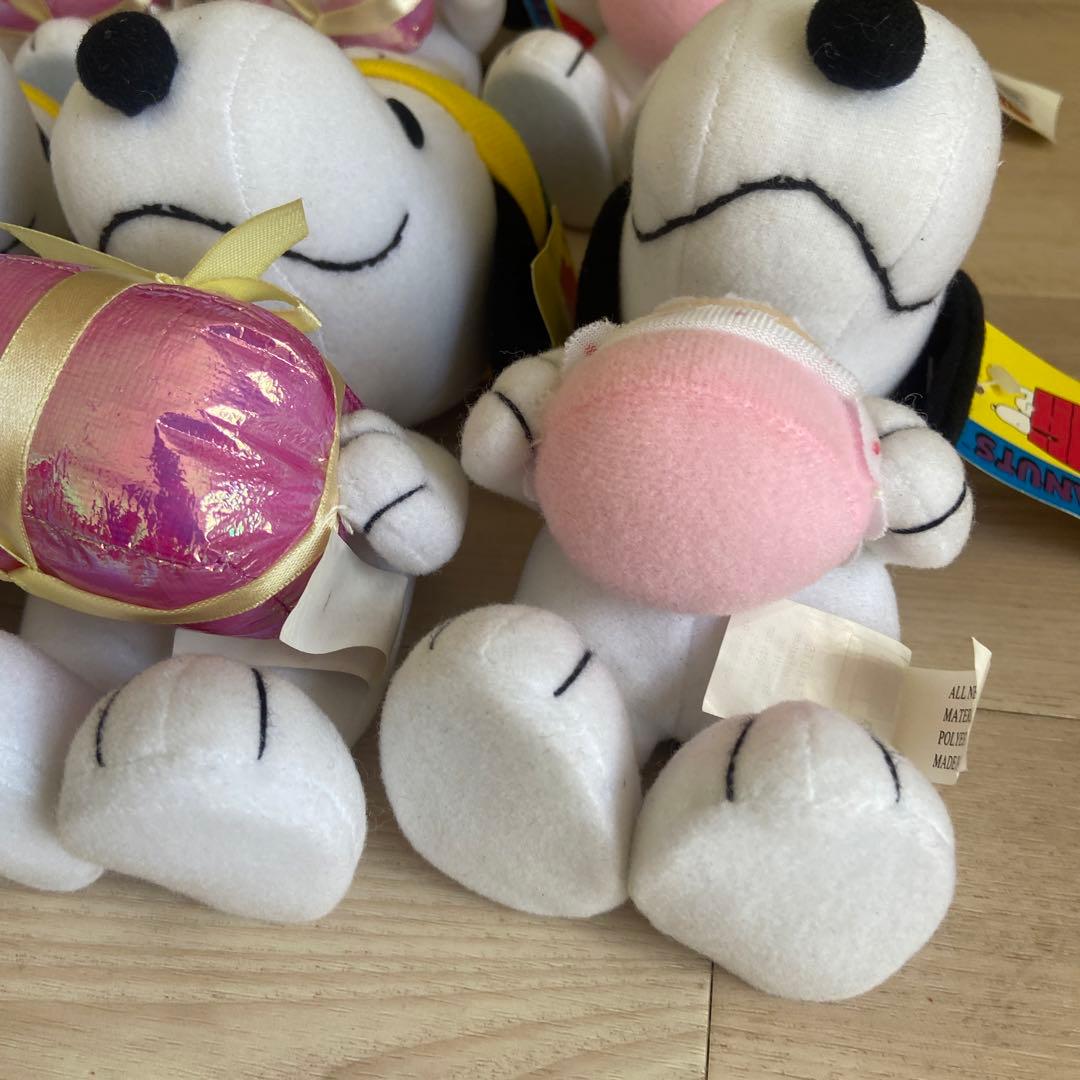 スヌーピー ぬいぐるみ　まとめ売り　平成レトロ　当時物　レア　お祝い　バースデー