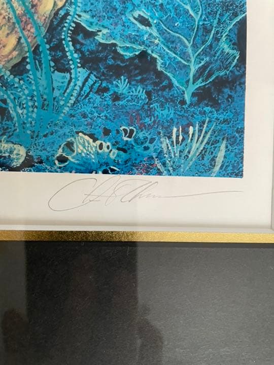 ラッセン　絵画　版画　ボヤージュオブザホクレア　L