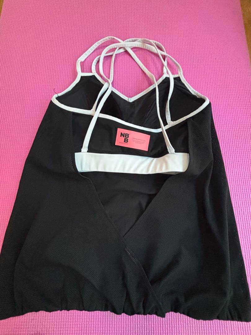 NBBウィークエンド　ヨガウェアセット ブラック　L