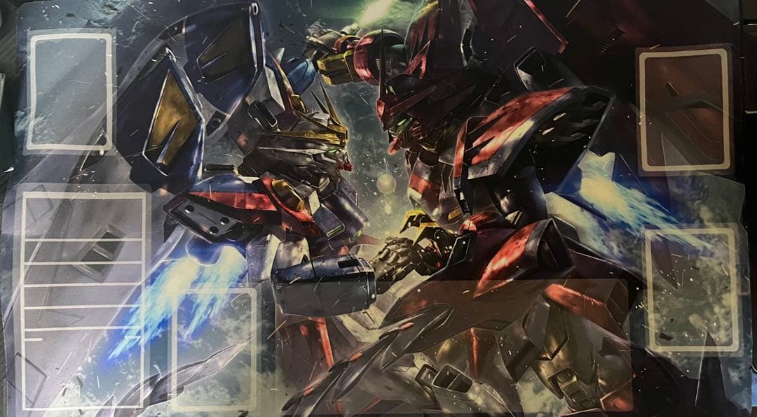 【最終値下げ】緑白ウイングデッキ　パーツ＋他デッキ複数＋プレイマット＋スリーブ