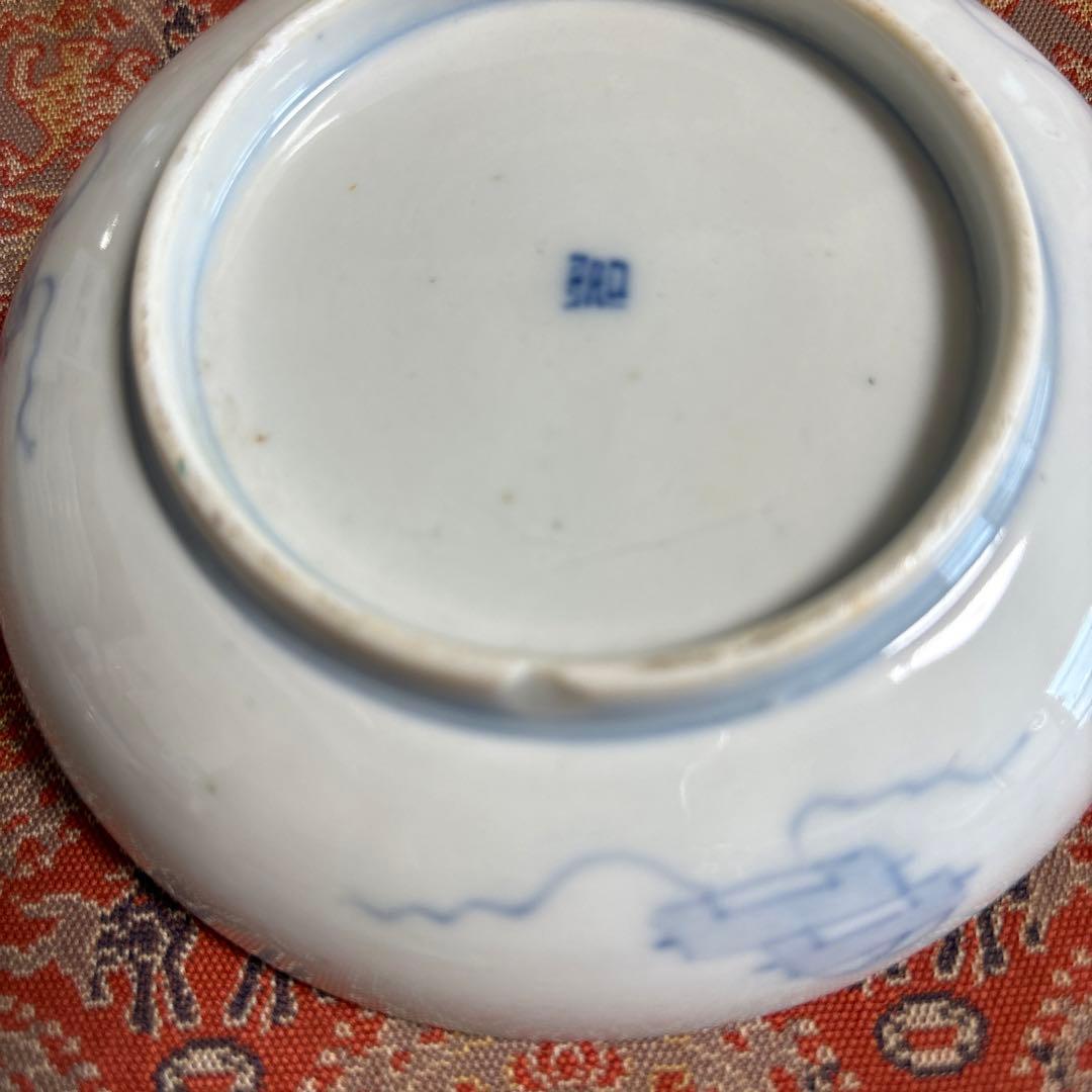 骨董　アンティーク　小皿　天塩皿　赤絵　10枚セット