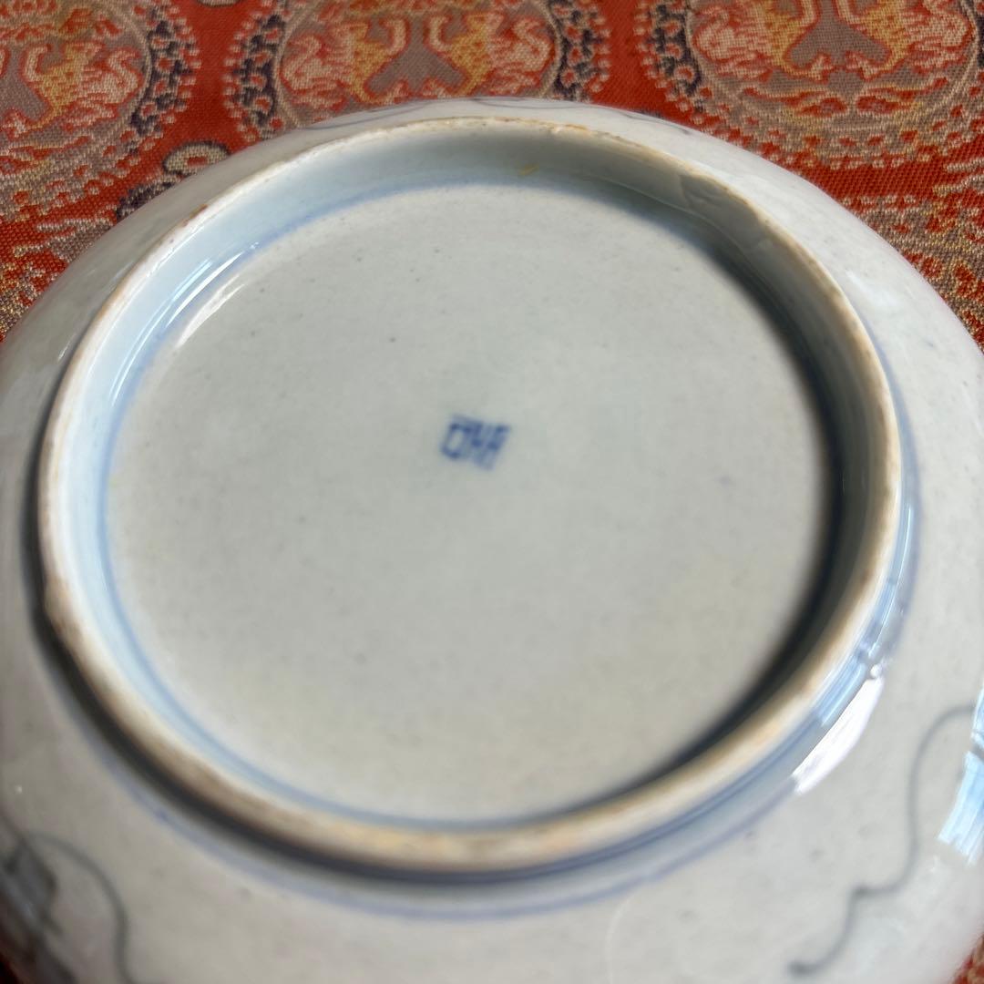 骨董　アンティーク　小皿　天塩皿　赤絵　10枚セット