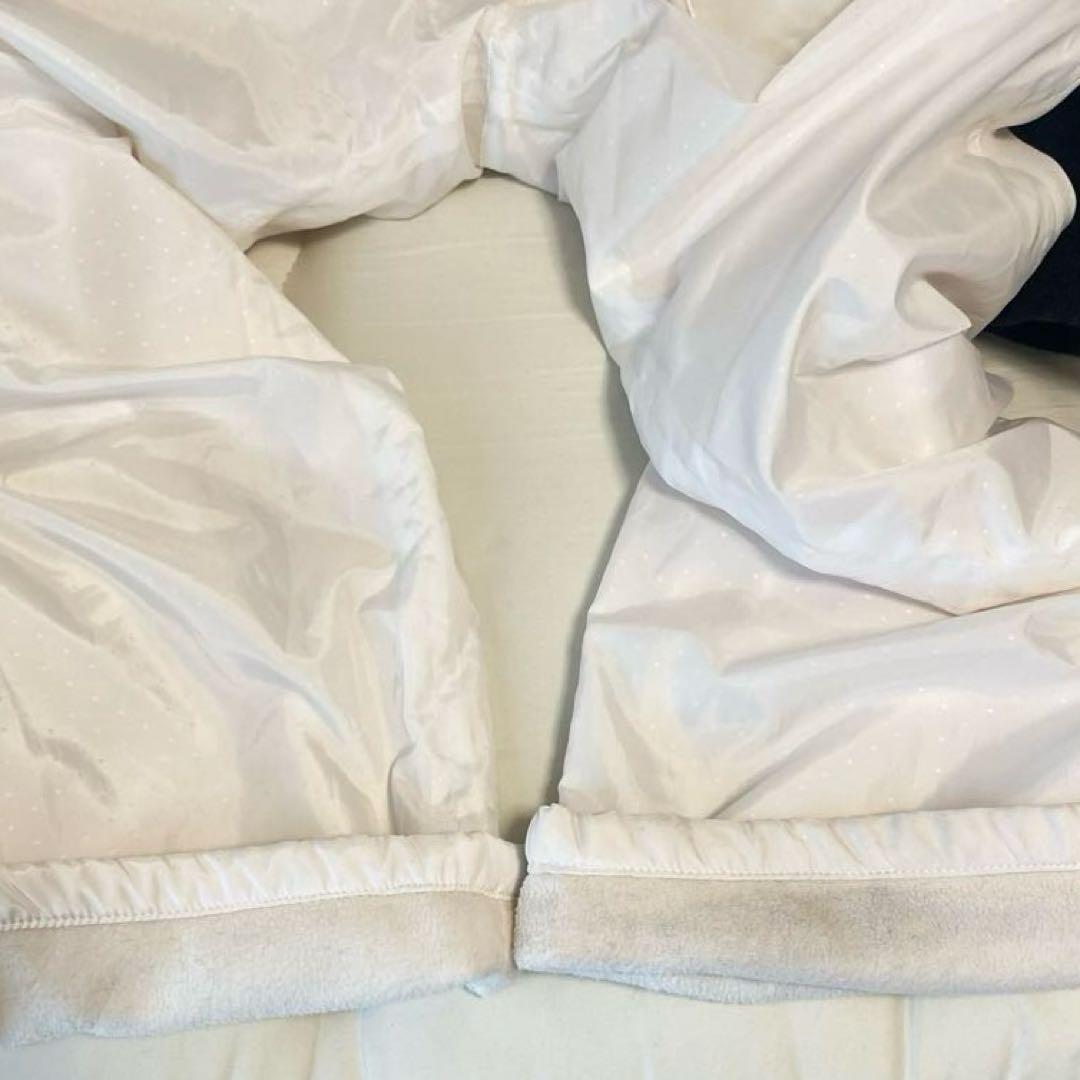 カステルバジャック ゴルフ 中綿ジャケット　パンツ セットアップ 白 M 防寒