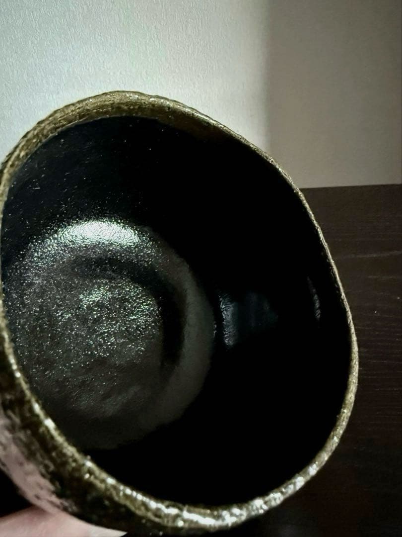 茶道具 黒茶碗 光悦写 雨雲 紫楽造