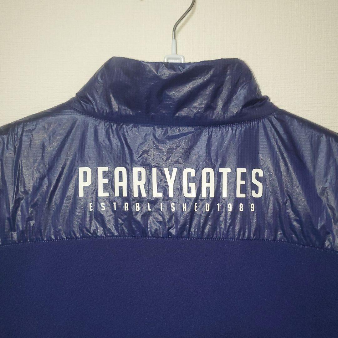 【希少サイズ】PEARLY GATES ネイビー ジップアップシャツサイズ4