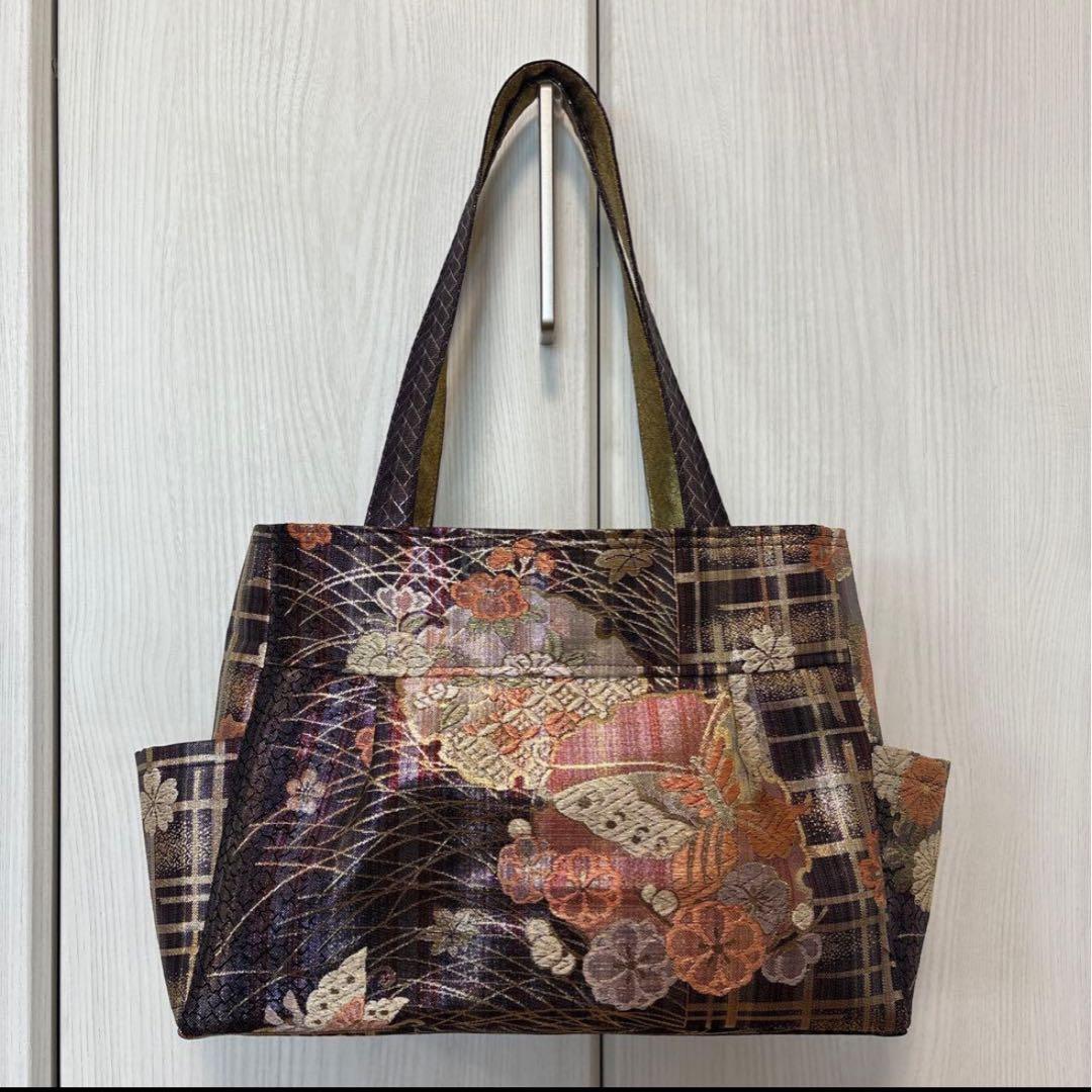 【専用】710-2、709-3、709-4、712-1）着物帯を使ったバッグ