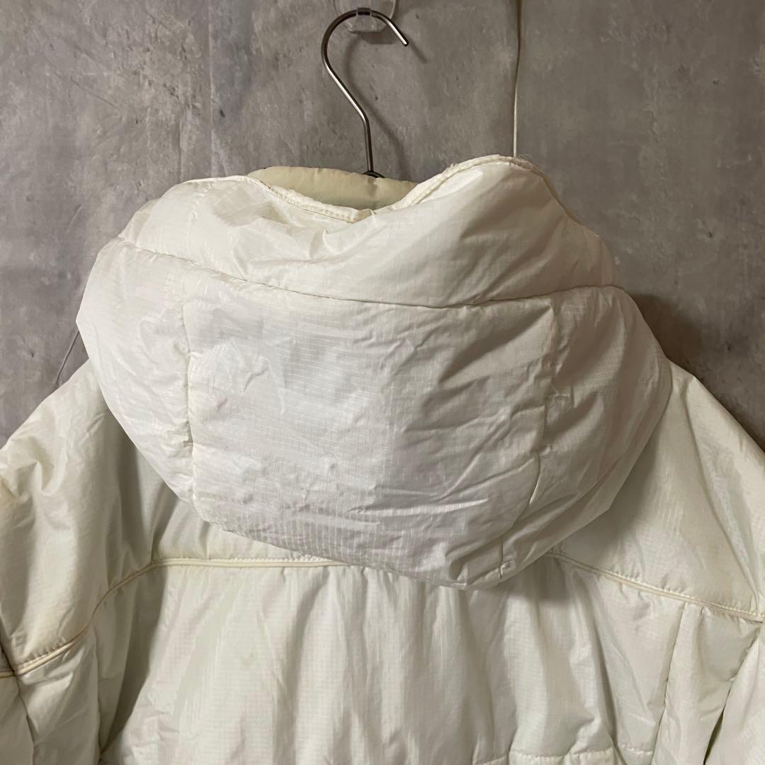 salomonサロモンスキーウェアスノーボードジャケットダウン中綿パーカー白希少