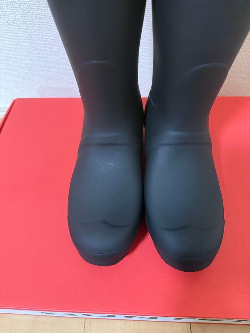 HUNTER ブラック 長靴 25cm UK6 新品・未使用