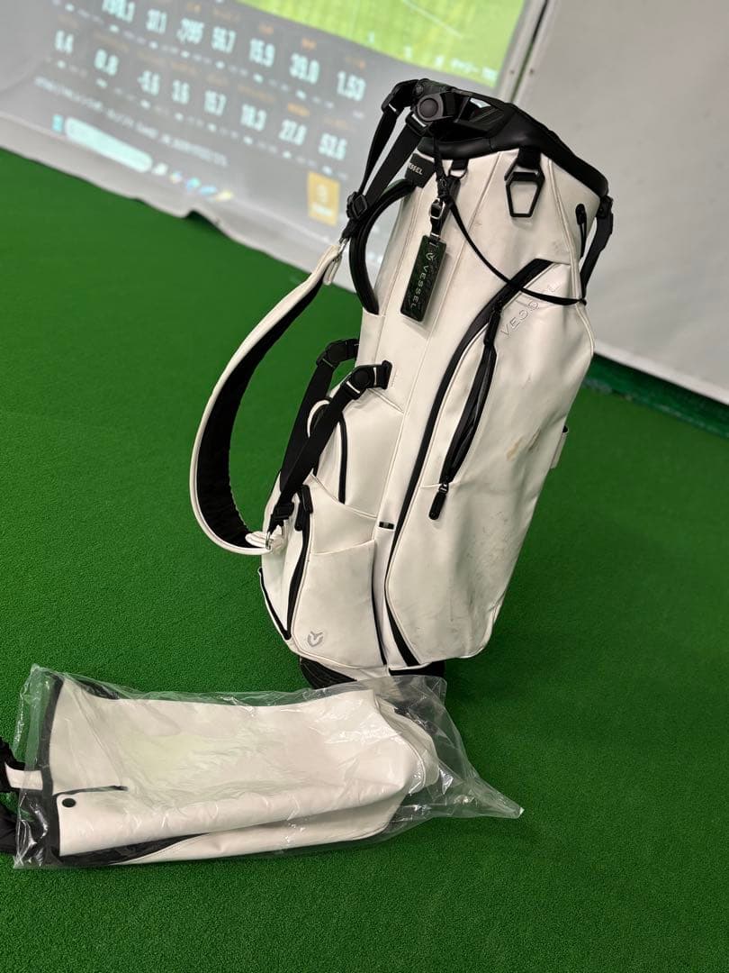 Vessel キャディバッグ ホワイト