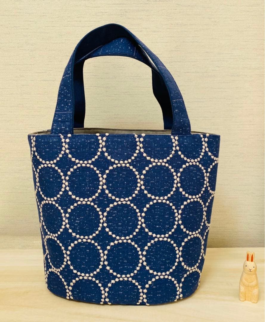 ミナペルホネン タンバリン ハンドメイドトートバッグ