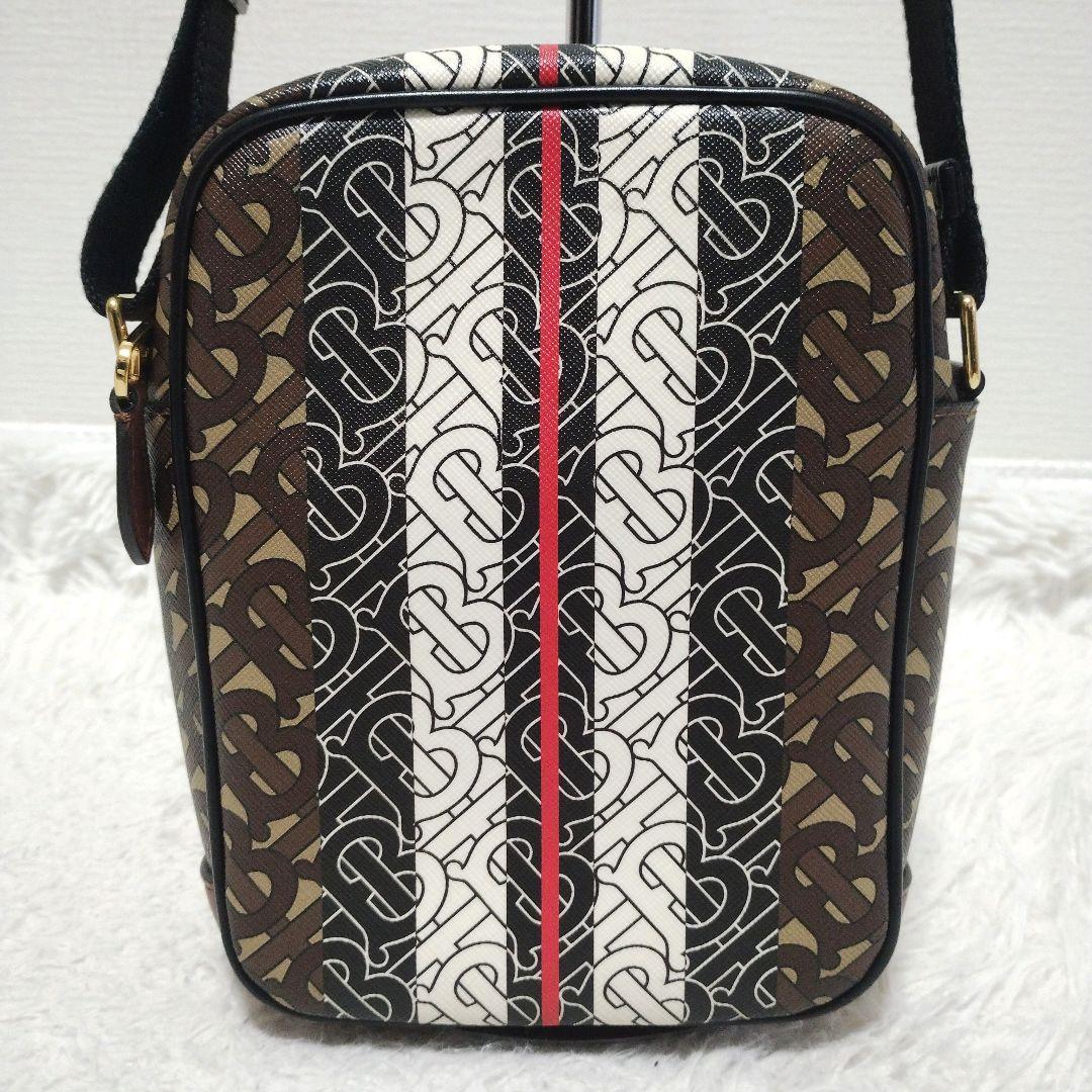 【美品】バーバリー ショルダーバッグ PVC 総柄 TBモノグラム ユニセックス