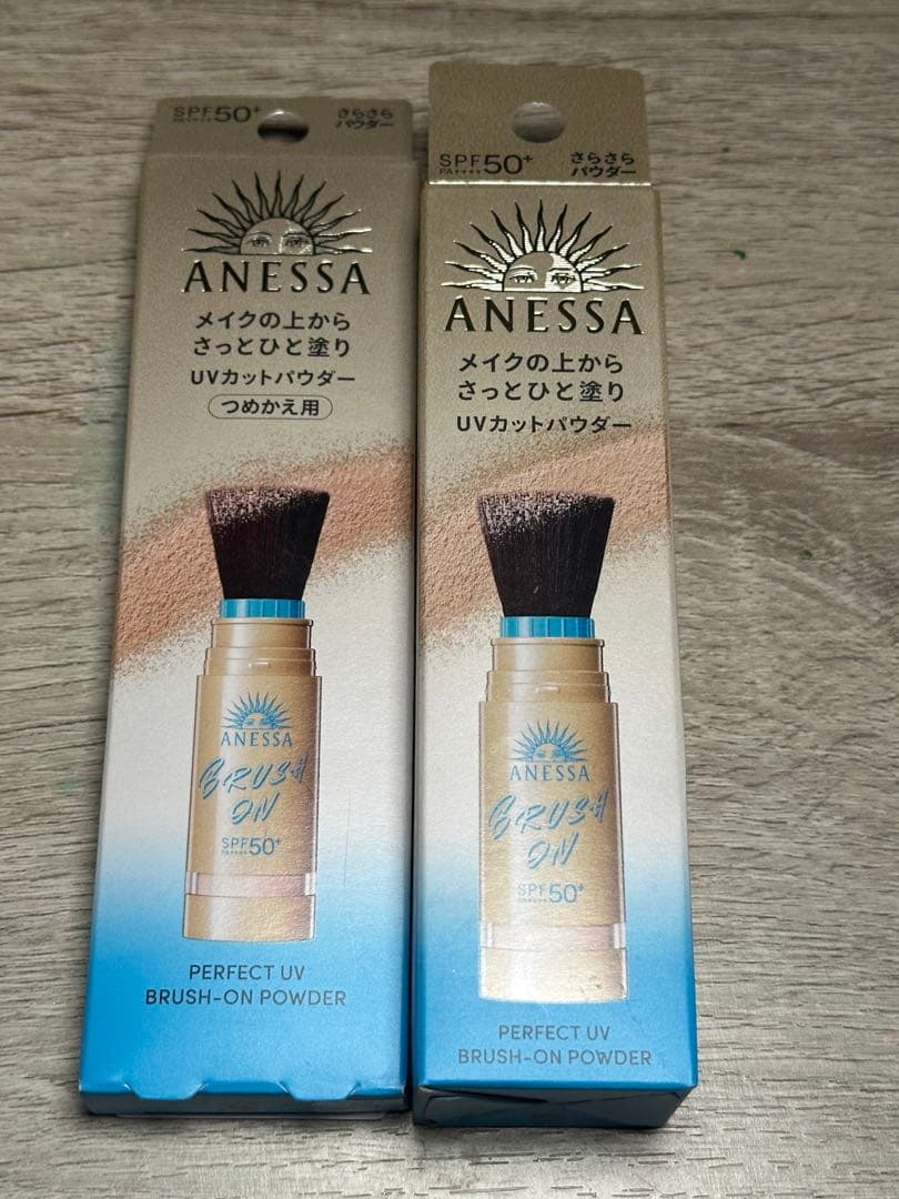 アネッサ　UVカットパウダー　本体 + つめかい。