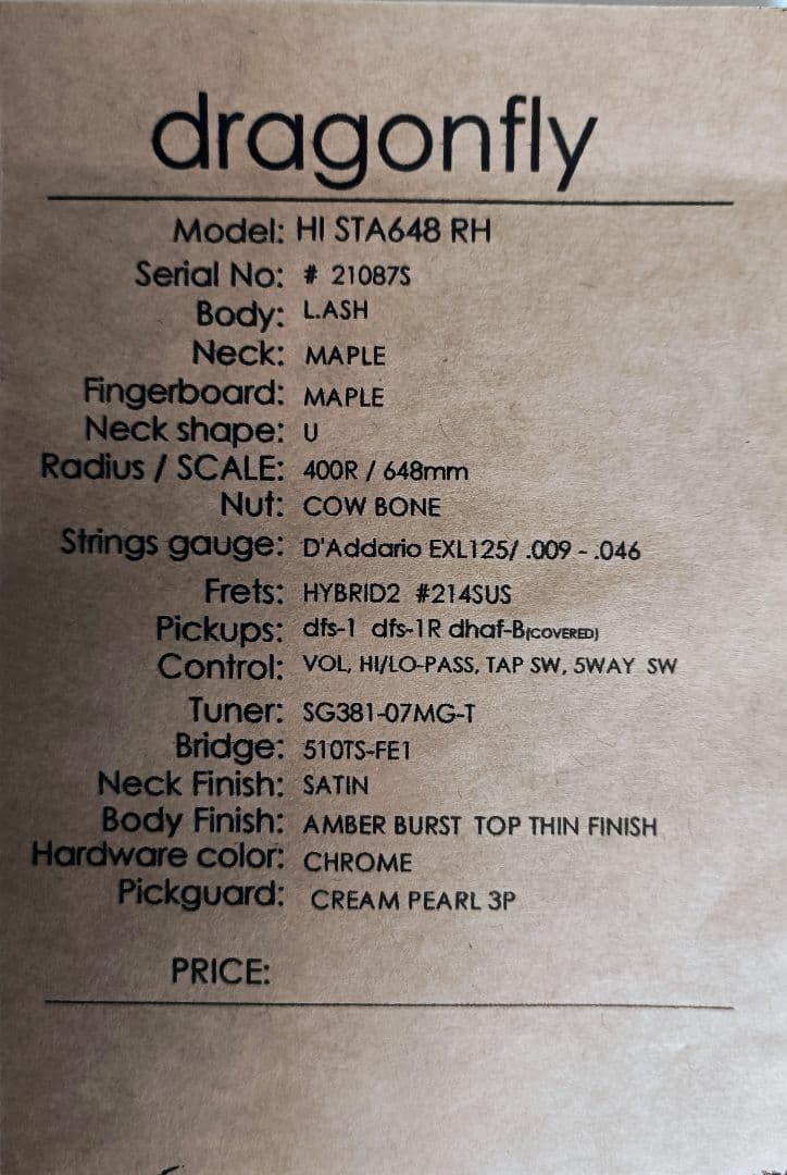 【美品】dragonfly HI STA648 RH リバースヘッド ステンレス