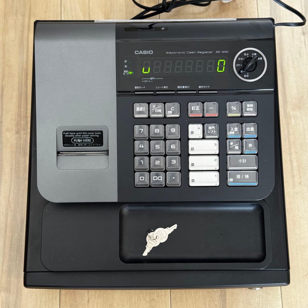 CASIO カシオ レジスター SE-S30-BK ブラック