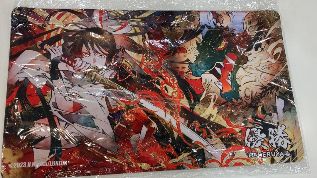 MTG　プレイマット　未使用　匈歌ハトリ　神を討つ　侍