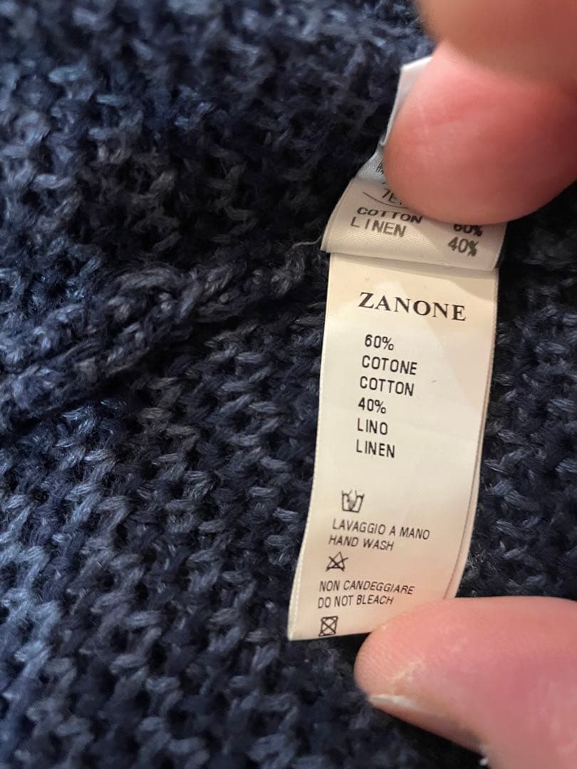 ZANONE CHIOTOネイビー 52