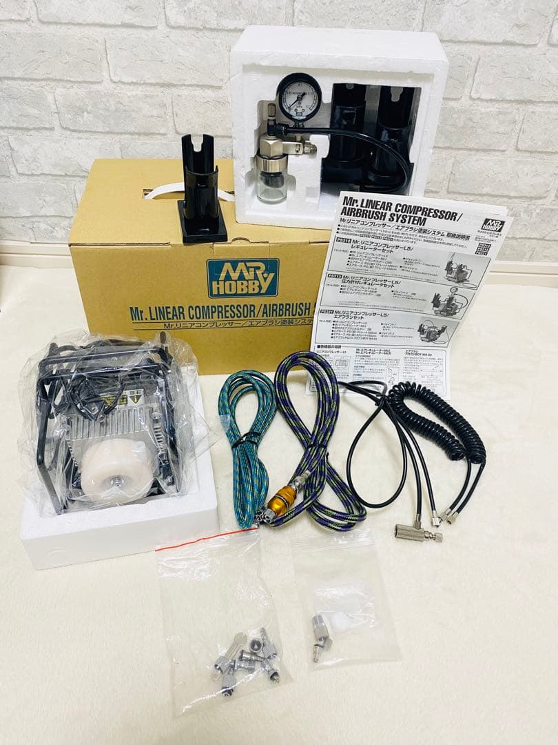 haru クレオスPS313 Mr.リニアコンプレッサーL5/圧力計付