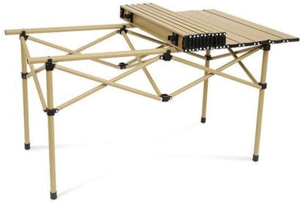 アウトドア　テーブル&椅子セット　ブラック　コンパクト　持ち運び　キャンプ　収納