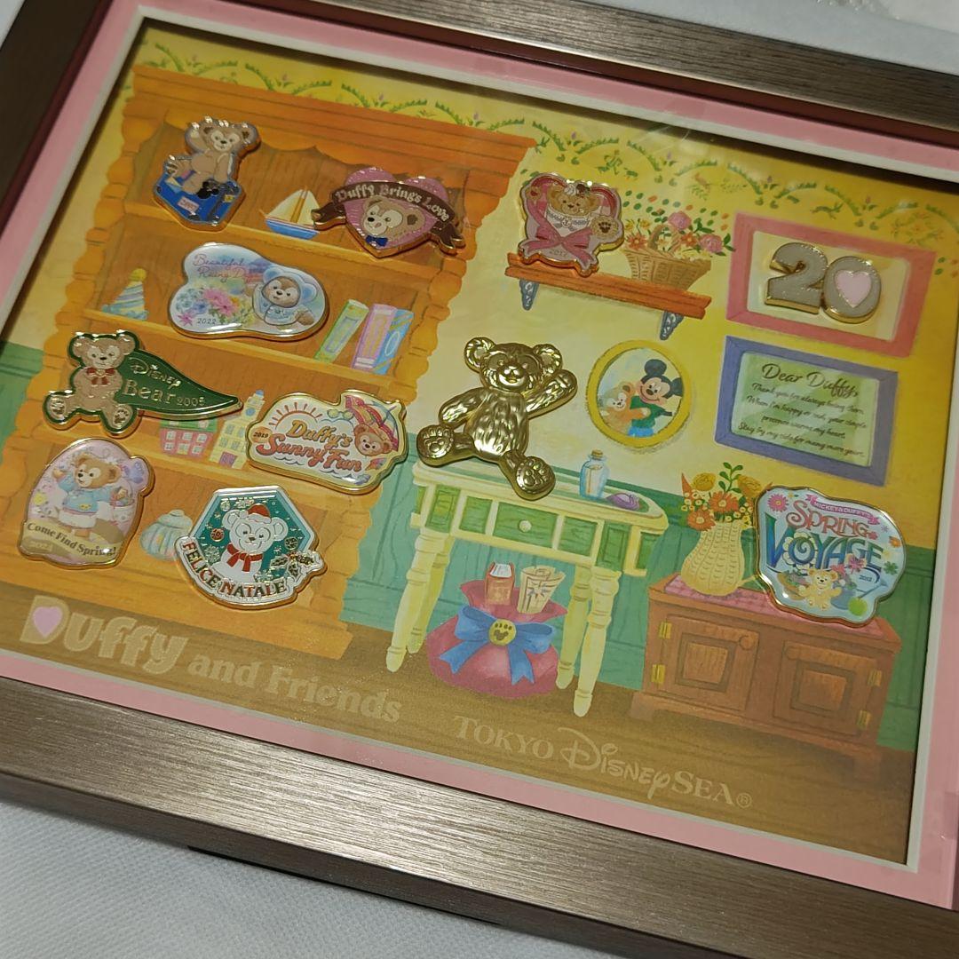 ダッフィー＆フレンズ 20周年 ピンバッジ セット