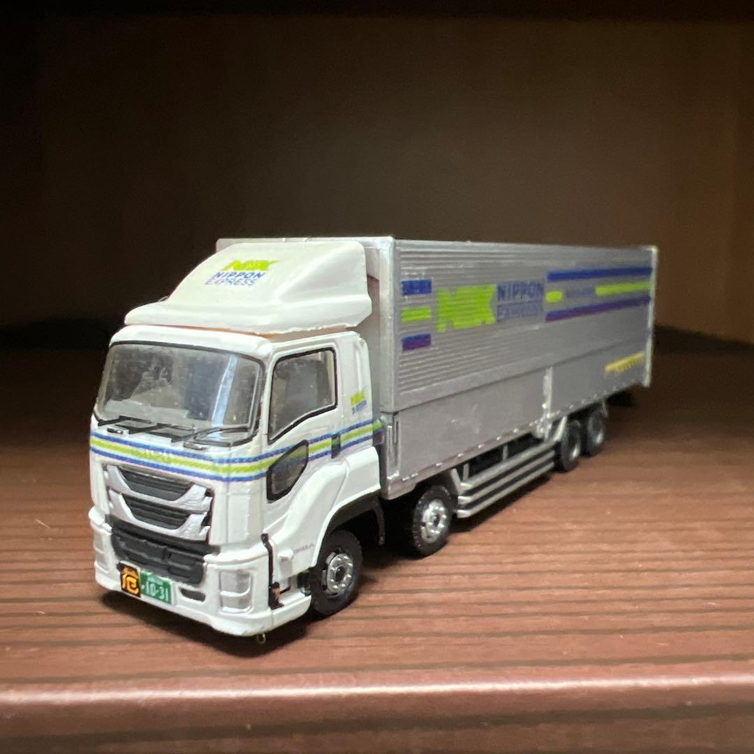 トラックコレクション　いすゞギガ　日本通運　NXカラー　低床4軸ウイングバン
