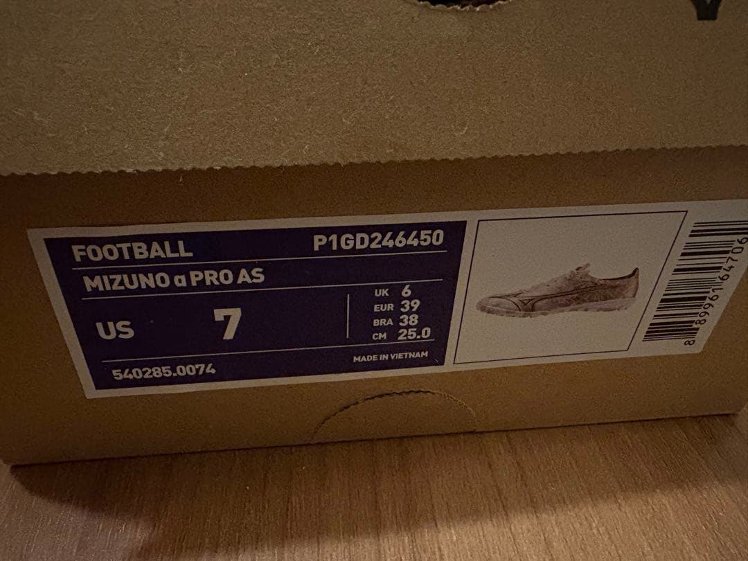 ミズノ 25.0cm アルファ プロ AS TF MIZUNO